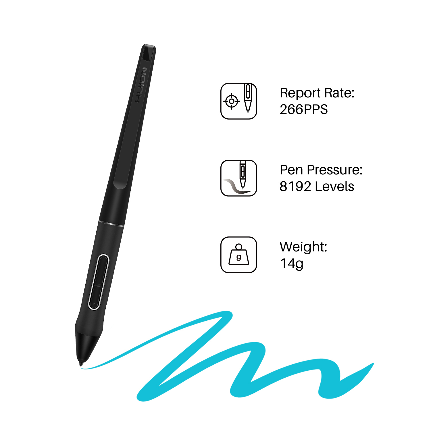 Huion Tablet Accessories - HUION PW517 Grafik Tablet Kalem Dijital