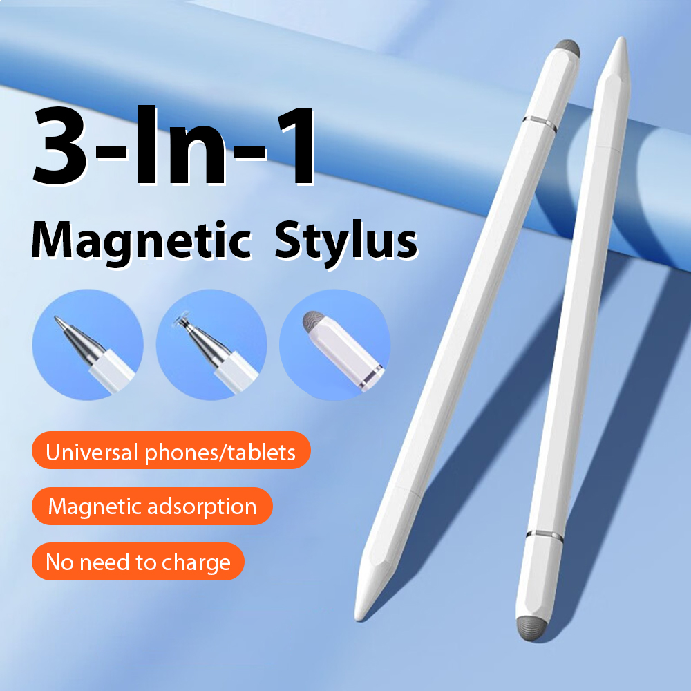 Pen Tablet Accessories - 3 in 1 Manyetik Evrensel Stylus