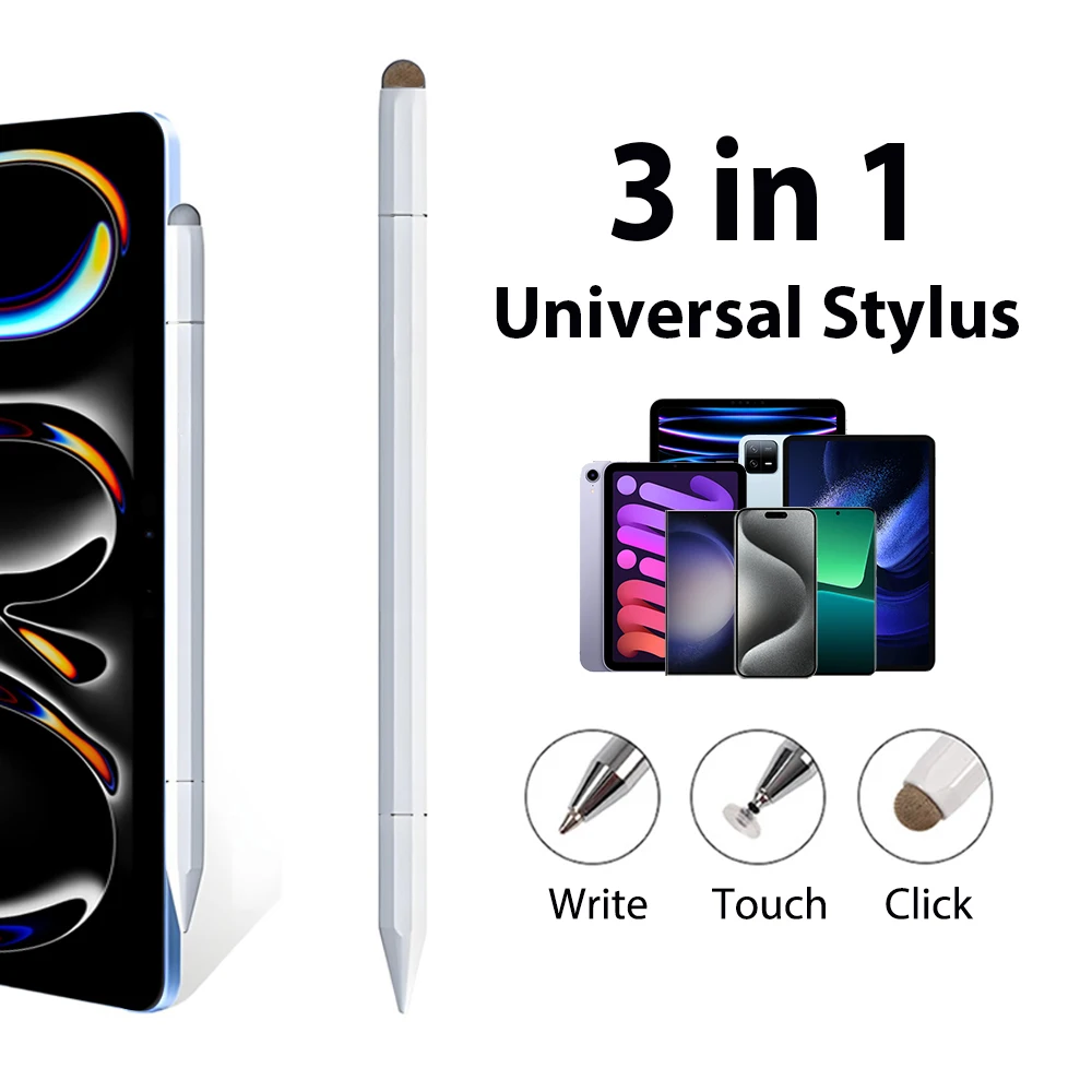 Samsung Tablet Accessories Pen - 3'ü 1 Arada Evrensel Manyetik Stylus