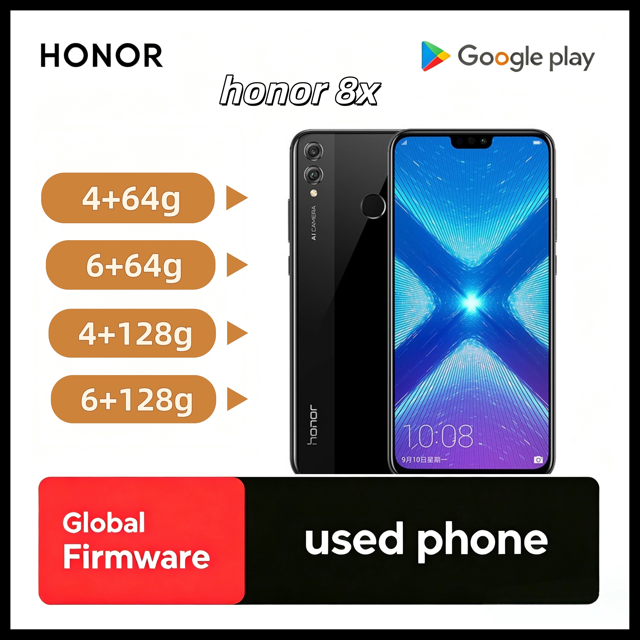 Mobile & Tablet Accessories - Honor 8X 4G LTE Kilitsiz Cep