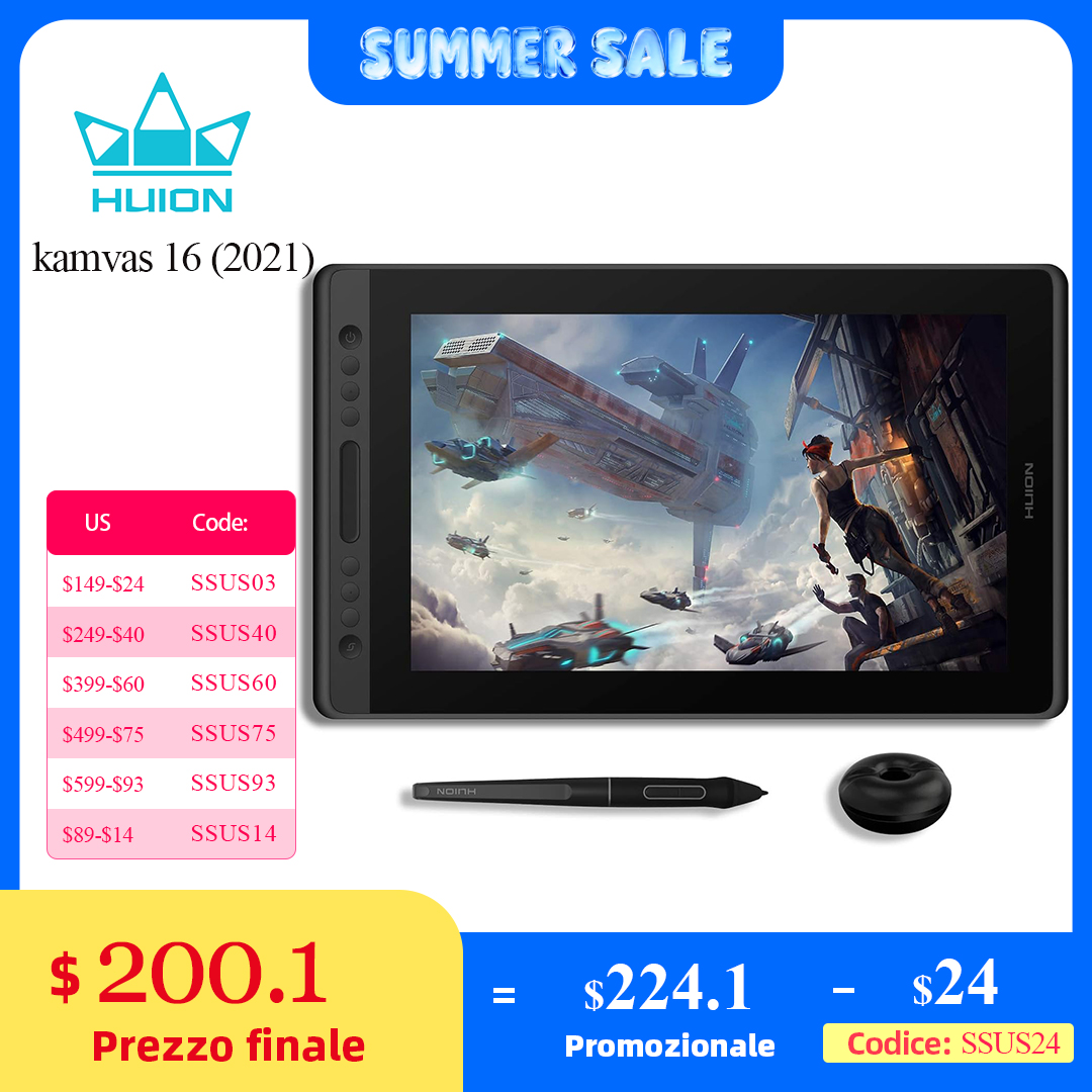 HUION yeni varış Kamvas 16(202 - Huion Tablet Accessories incelemesi ve fiyatı