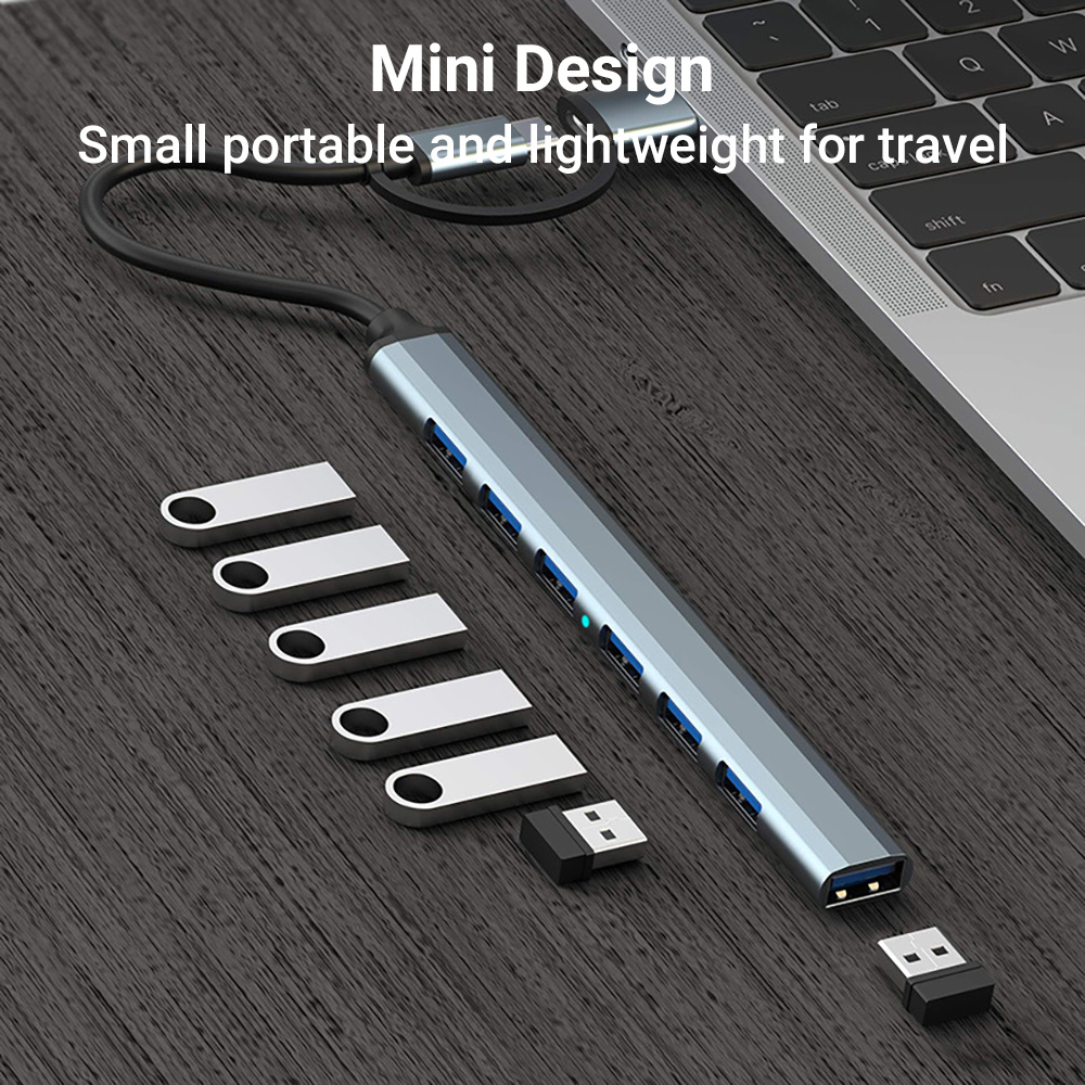 7'si 1 arada Çift Kafalı USB-C - Tablet Accessories For Reading incelemesi ve fiyatı
