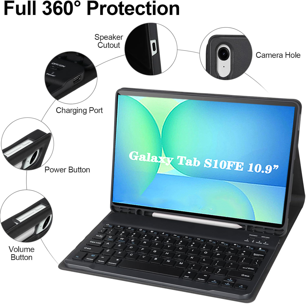 Samsung Galaxy Tab S10 FE 10.9 - Samsung Tablet Keyboard Accessories incelemesi ve fiyatı