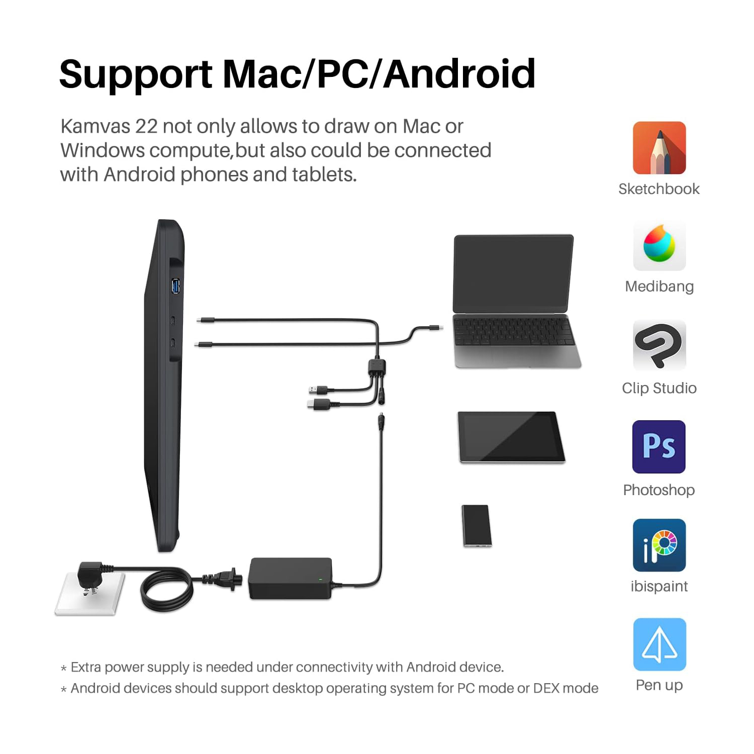 Huion Kamvas 22 grafik Tablet  - Huion Tablet Accessories incelemesi ve fiyatı