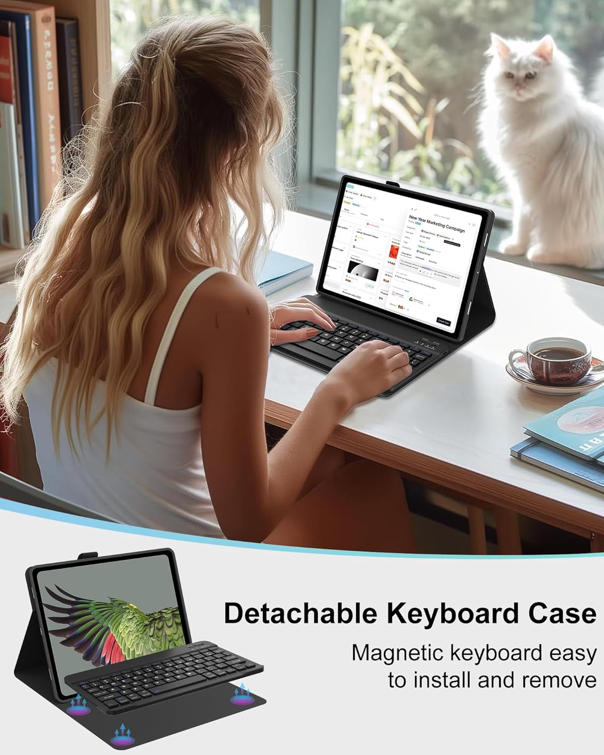 Samsung Galaxy Tab A 10.1 inç  - Samsung Tablet Keyboard Accessories incelemesi ve fiyatı