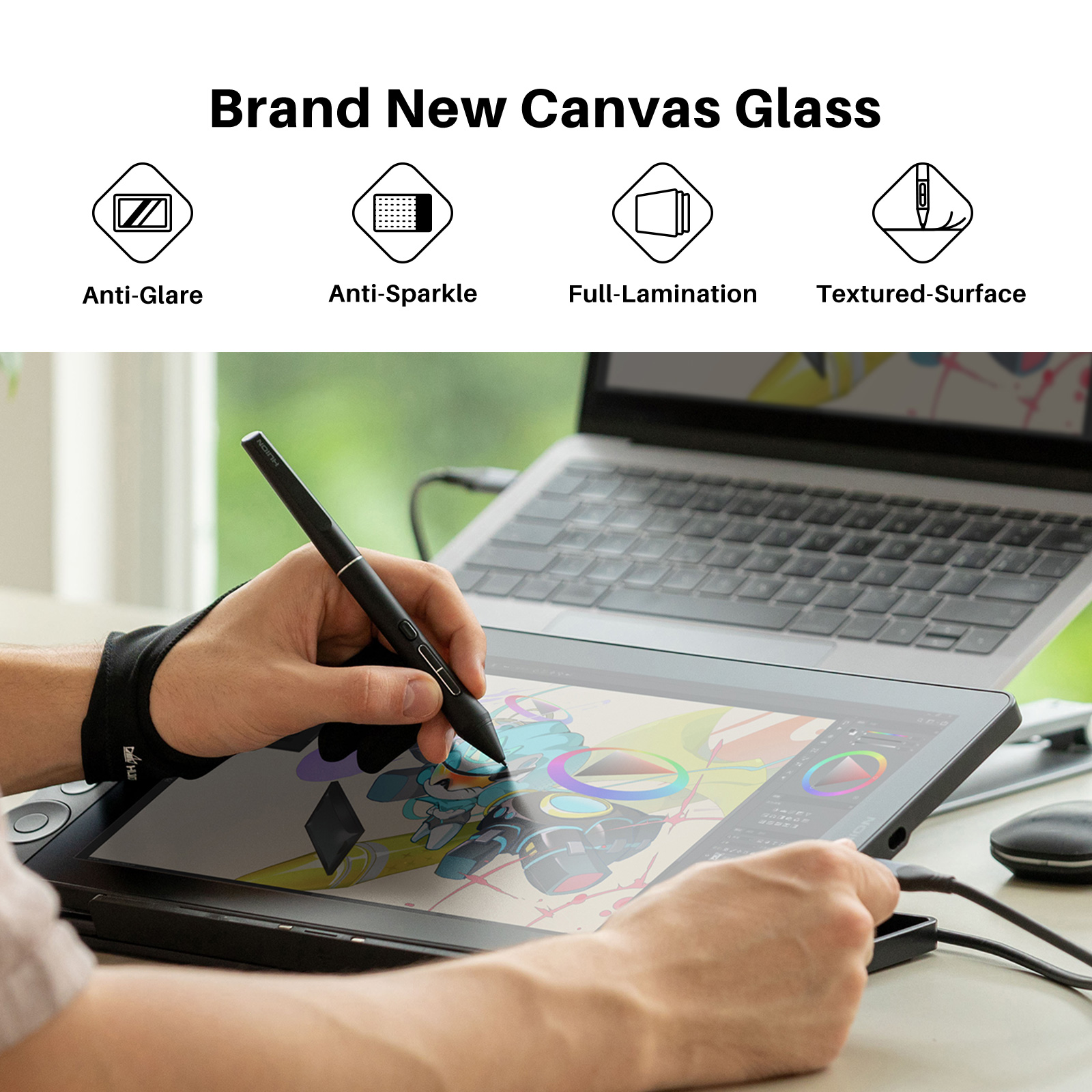 Huion Kamvas 13 Gen 3 Çizim Ek - Huion Tablet Accessories incelemesi ve fiyatı