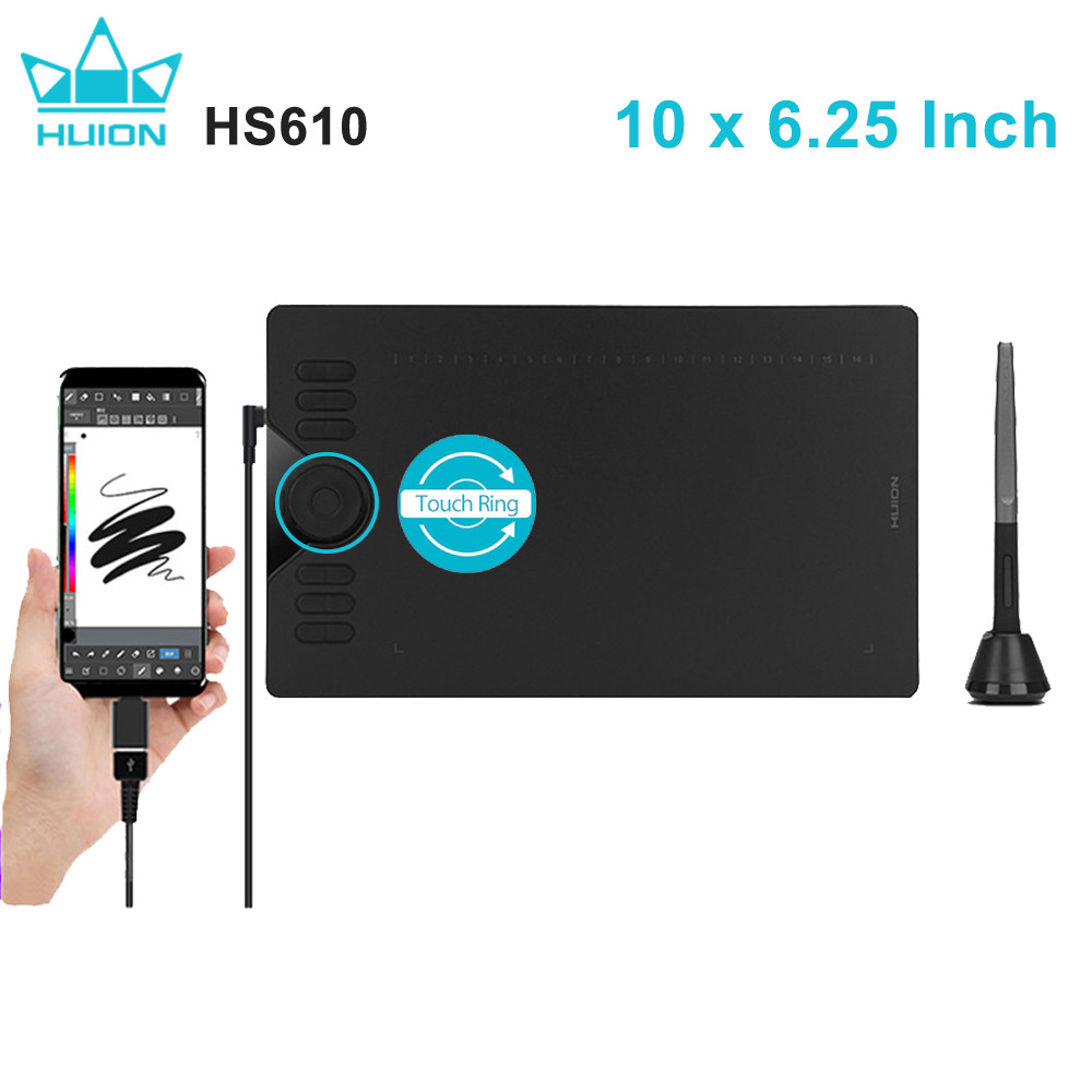 HUION HS610 grafik tabletler d - Huion Tablet Accessories incelemesi ve fiyatı